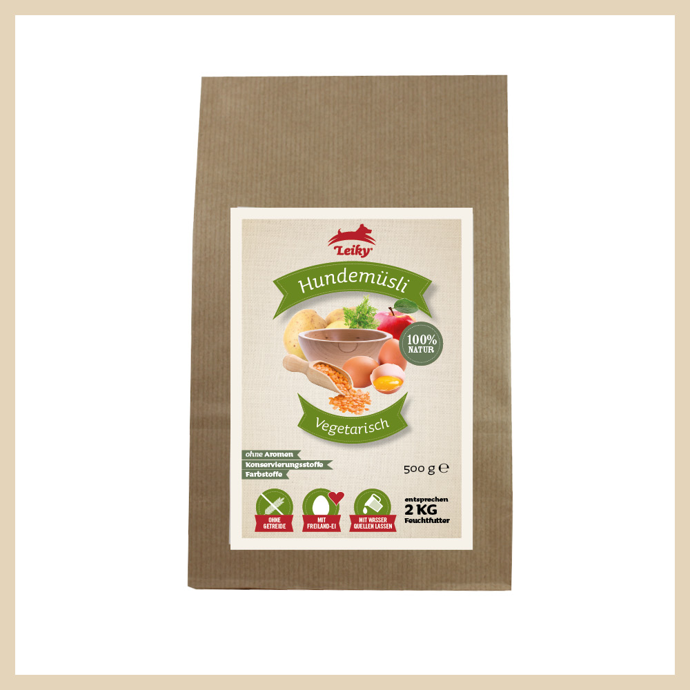 Hundemüsli Vegetarisch, 500g